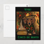 Dachshond     briefkaart (Voorkant / Achterkant)