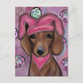 Dachshond        briefkaart (Voorkant)