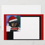 Dachshond Briefpapier (Voorkant / Achterkant)
