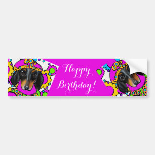DACHSHOND BUMPERSTICKER