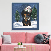 Dachshond     canvas afdruk (Insitu (Woonkamer))