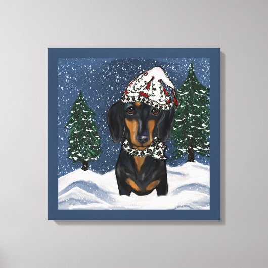 Dachshond     canvas afdruk (Voorkant)