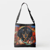 DACHSHOND CROSSBODY TAS (Achterkant)