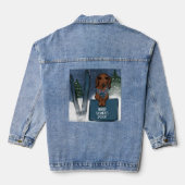 DACHSHOND  DENIM JACKET (Achterkant)