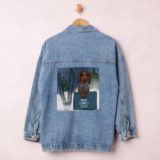 DACHSHOND  DENIM JACKET (Hangar)