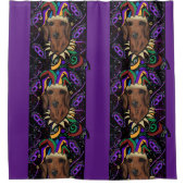 Dachshond        douchegordijn (Voorkant)