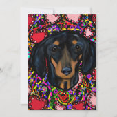 DACHSHOND FEESTDAGENKAART (Voorkant)