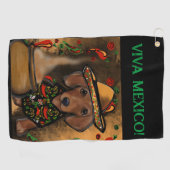 Dachshond Golfhanddoek (Horizontaal)