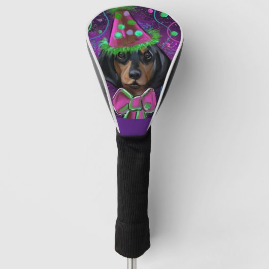 Dachshond Golfheadcover (Voorkant)