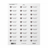 Dachshond hond retouradres    etiket (Full Sheet)