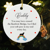 Dachshond Honden Custom Herdenking Keramisch Ornament