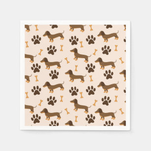Dachshond Honden Papier Servet