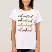 Dachshond Honden T-shirt (Voorkant)