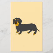 Dachshond Hondenontwerp Hond Kapsalon Flyer (Achterkant)