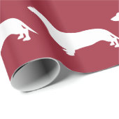 dachshond-hondenpatroon cadeaupapier (Rol Hoek)