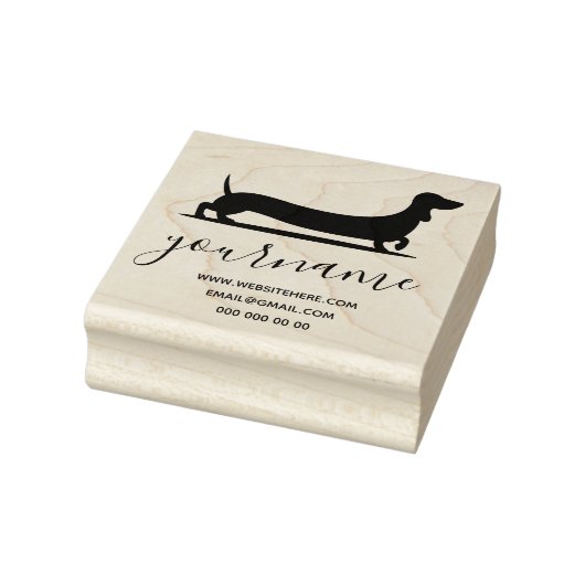 Dachshond Hondenras Hond Kennel Rubberstempel (Stempel)