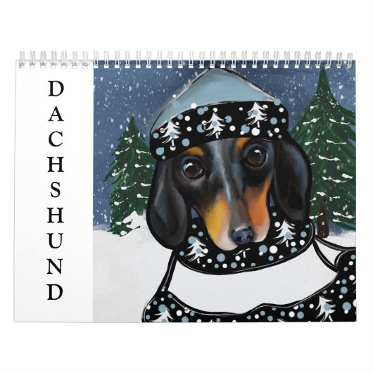 Dachshond Kalender (Hoes)