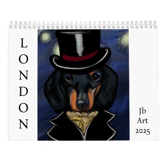 Dachshond     kalender (Achterkant)