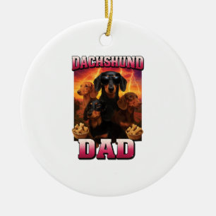 Dachshond keramisch ornament