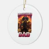 Dachshond   keramisch ornament (Links)