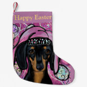 Dachshond   kleine kerstsok (Voorkant)