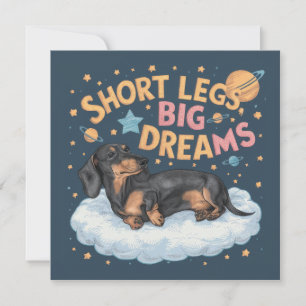 Dachshond Korte Poten Grote Dromen