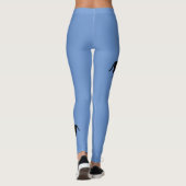 Dachshond Korthaar - Silhouet 1 Leggings (Achterkant)