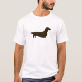Dachshond (Langhaar) T-shirt (Voorkant)