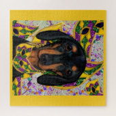Dachshond legpuzzel (Horizontaal)