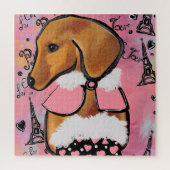 Dachshond legpuzzel (Verticaal)