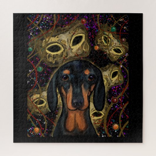 Dachshond         legpuzzel (Verticaal)