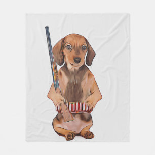 Dachshond Leven Is Beter Met Een Weiner Kerstposte Fleece Deken