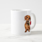 Dachshond Liefde Grote Koffiekop (Voorkant rechts)