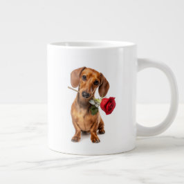 Dachshond Liefde Grote Koffiekop