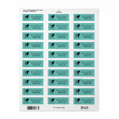 Dachshond Liefde Retouradres Label (Full Sheet)