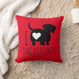 Dachshond Liefde Worp Kussen