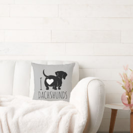 Dachshond Liefde Worp Kussen