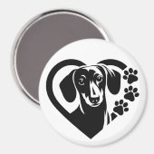 Dachshond Magneet (Voorkant / Achterkant)