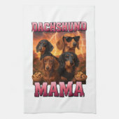 Dachshond Mama Theedoek (Verticaal)