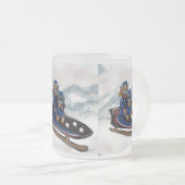 DACHSHOND  MATGLAS KOFFIEMOK (Voorkant rechts)