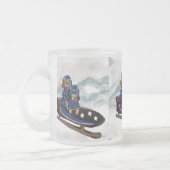 DACHSHOND  MATGLAS KOFFIEMOK (Links)