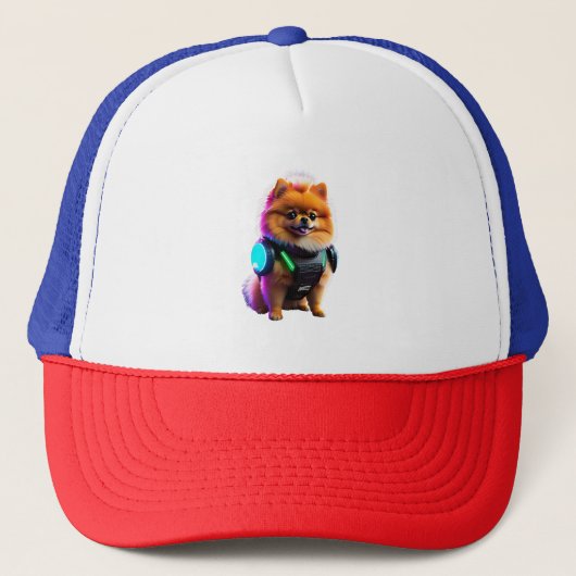 Dachshond Moeder Trucker Pet (Voorkant)