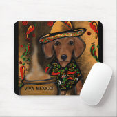 Dachshond         muismat (Met muis)