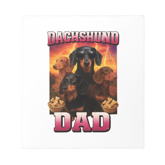 Dachshond notitieblok (Voorkant)