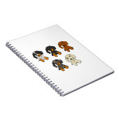 Dachshond Notitieboek (Rechterzijde)