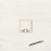 Dachshond Post-it® Notes (Op bureau)