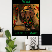 Dachshond     poster (Thuiskantoor)