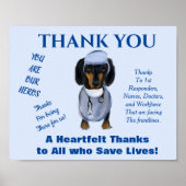 Dachshond Poster (Voorkant)