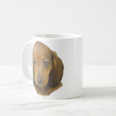 Dachshond Puppy Koffiemok (Voorkant links)