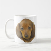 Dachshond Puppy Koffiemok (Links)